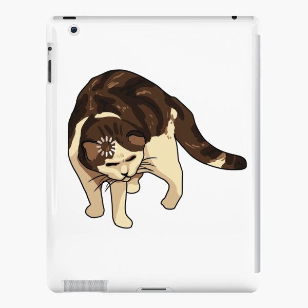 angry cat face meme iPad Case & Skin by auroragalavis