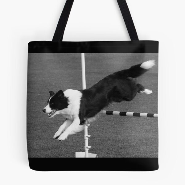 Item preview, Border Collie Jumping designed and sold by Jenny Brice.
