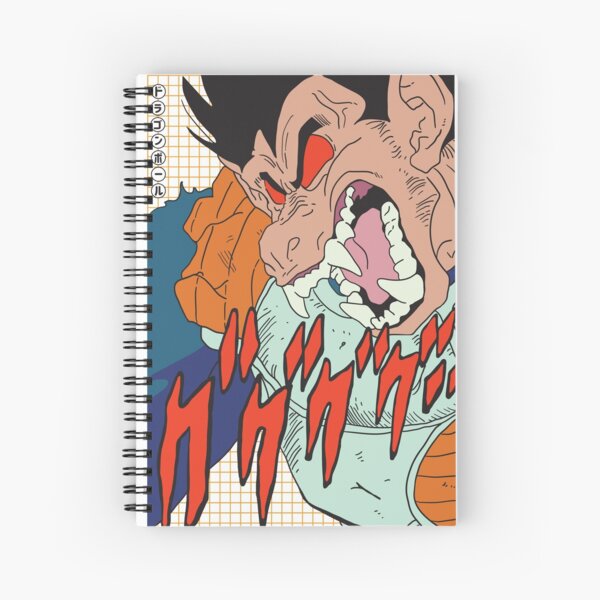 Vegeta Dragon Ball anime retro Cuaderno de espiral