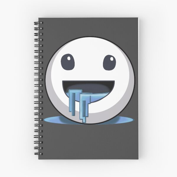 Item preview, drooling emoji - black designed and sold by ZiphGames.