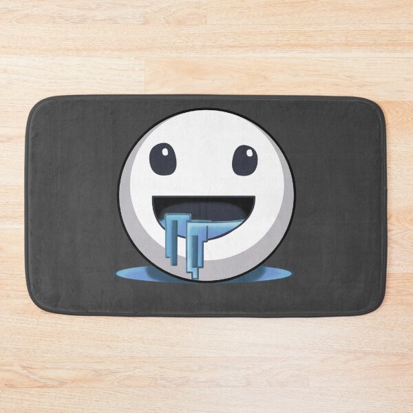 Item preview, drooling emoji - black designed and sold by ZiphGames.