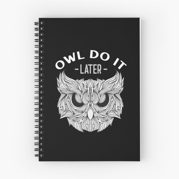 Item preview, Owl Do It Later designed and sold by RheaRealm.