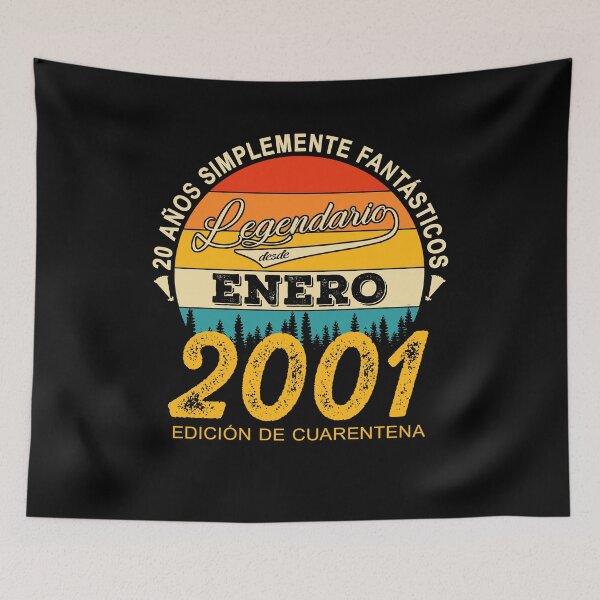 Item preview, 20th Birthday 20 Years Born In 2001 January designed and sold by Renergie.