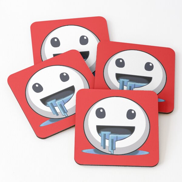 Item preview, drooling emoji - red designed and sold by ZiphGames.