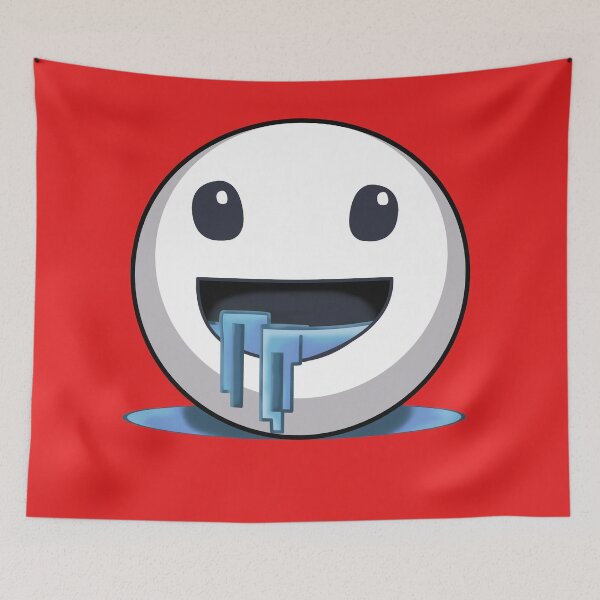 Item preview, drooling emoji - red designed and sold by ZiphGames.