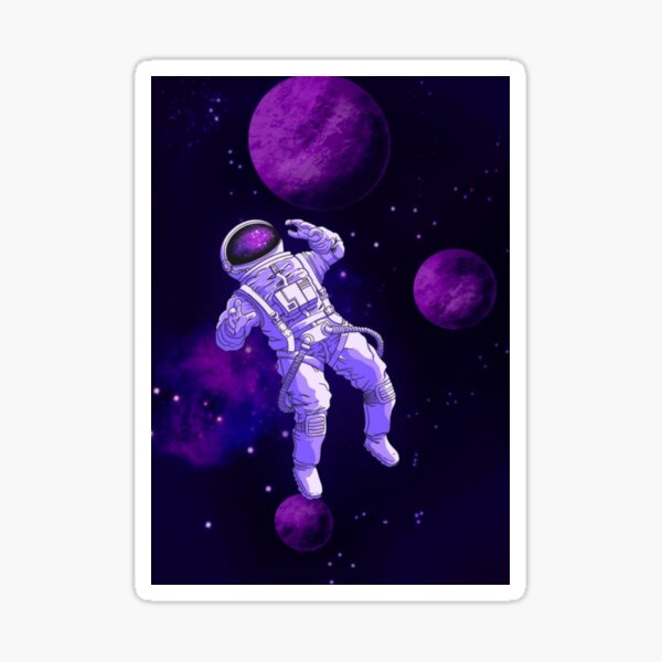Astronaut In Space NASA Sticker