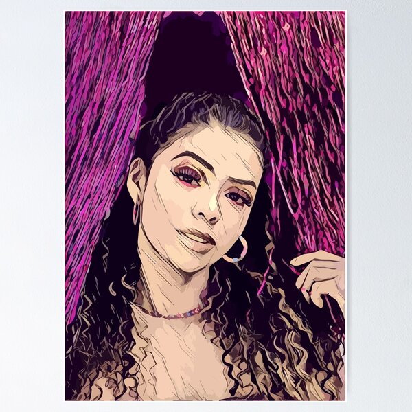 Item preview, Woman with pink background designed and sold by aedisart.