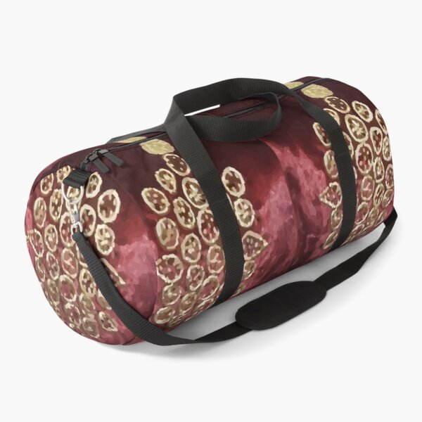 TRADITIONAL PATERN WORK RED Duffle Bag
