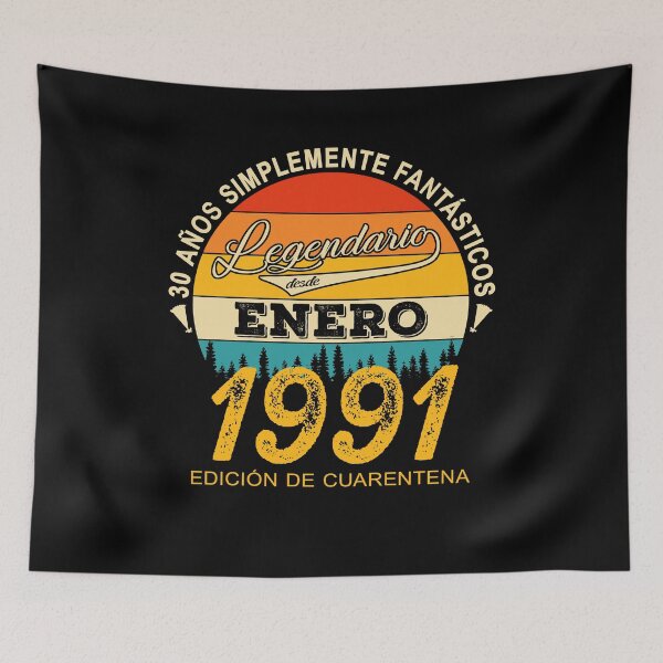 Item preview, 30th Birthday 30 Years Born In 1991 January designed and sold by Renergie.