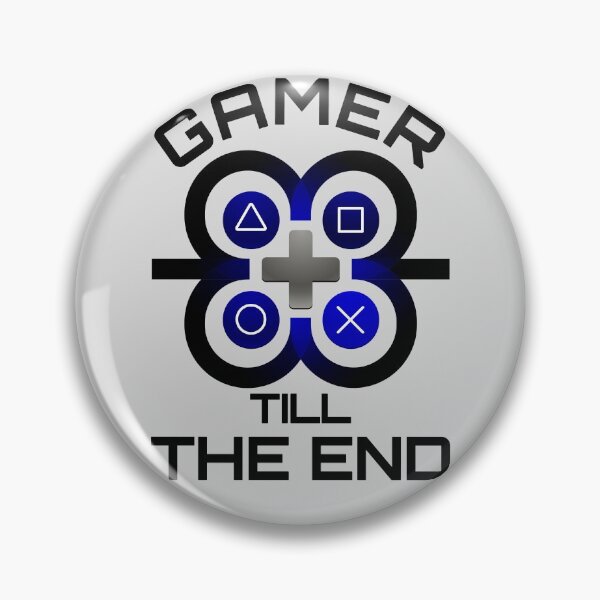 Item preview, Gamer Till The End - Controller Butons - Domination Blue designed and sold by NoMatterLab.