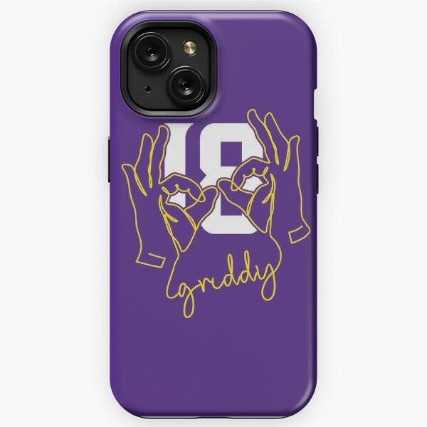 Minnesota Vikings NFL Logo Dark Wood Wallpaper iPhone 13 Pro Case