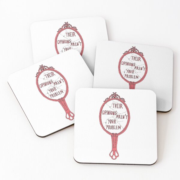 Item preview, Their Opinions Aren't Your Problem Shattered Mirror Confidence Quotes designed and sold by vibeytees.