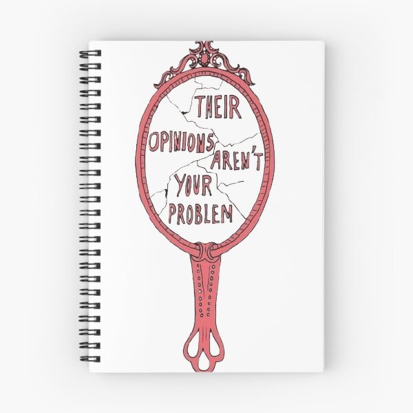 Item preview, Their Opinions Aren't Your Problem Shattered Mirror Confidence Quotes designed and sold by vibeytees.