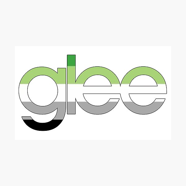 Item preview, Aromantic Glee Pride Logo designed and sold by finnxwing.