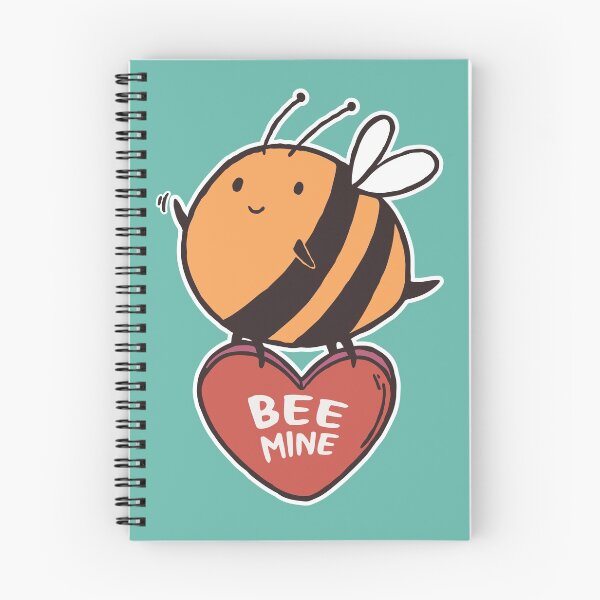Item preview, Bee Mine | Cute Valentine Bee Carrying a Candy Heart designed and sold by SLAG-Creative.