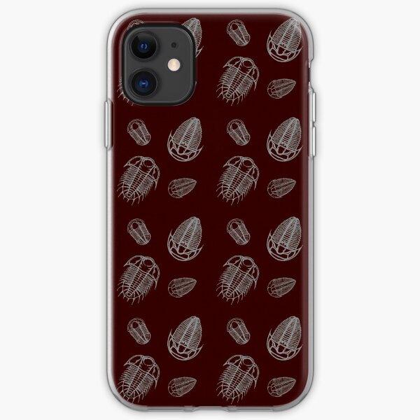 Trilobites Brown Pattern iPhone Soft Case