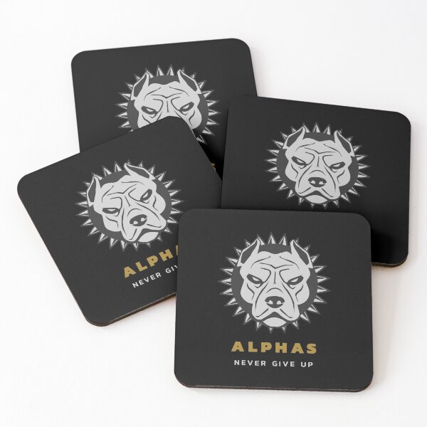 Item preview, Alphas Never Give Up Hardcore Dog Motivation designed and sold by Captivation.