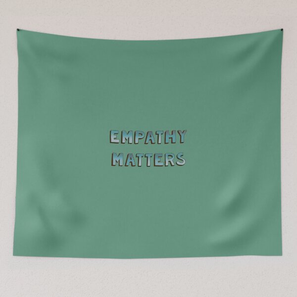 Item preview, Empathy matters blue designed and sold by Shus-arts.