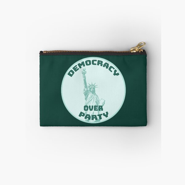Item preview, Democracy over Party [all teal, dark bgk] designed and sold by bellatierra.