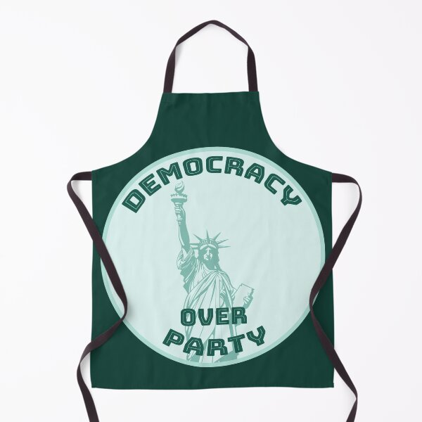 Item preview, Democracy over Party [all teal, dark bgk] designed and sold by bellatierra.