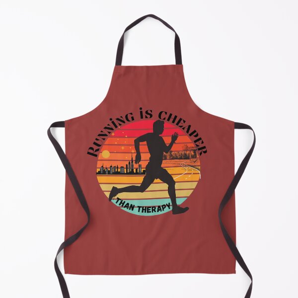 Item preview, Running is Cheaper Than Therapy t shirt designed and sold by Rockopolys.