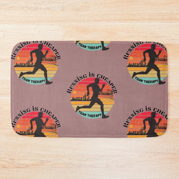 Item preview, Running is Cheaper Than Therapy t shirt  designed and sold by Rockopolys.