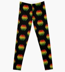 Like a Lion, Reggae, Rastafari, Africa, Jah, Jamaica, Leggings