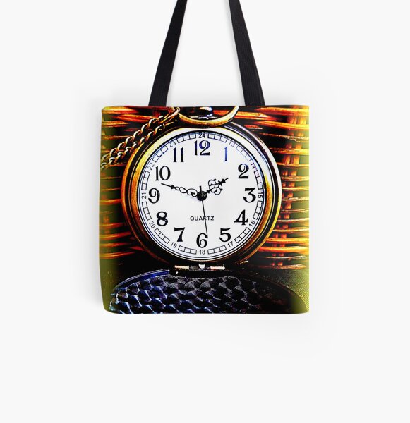 Timepiece All Over Print Tote Bag
