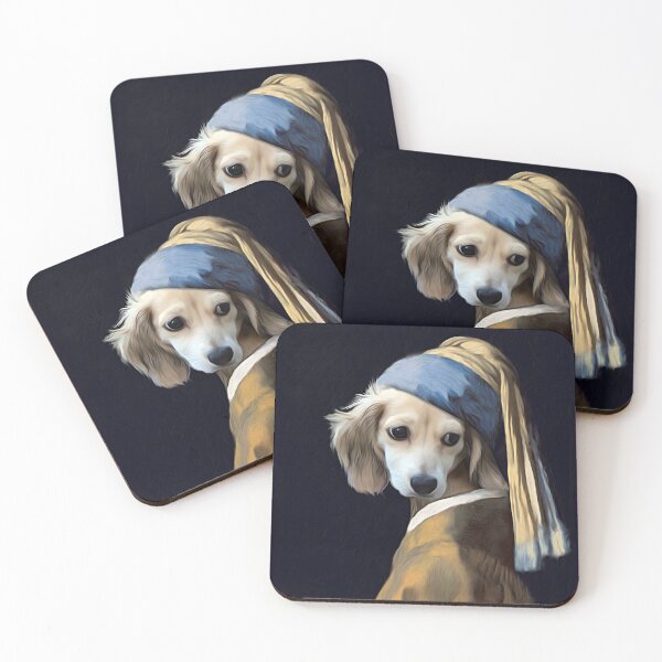 Item preview, Portrait of dressed up Dachshund dog, Renaissance Dachshund designed and sold by Dedeegraphie.