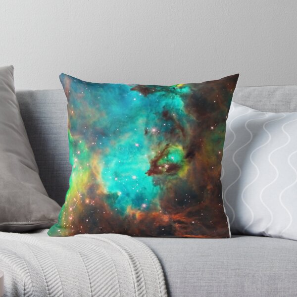 Galaxy / Seahorse / Large Magellanic Cloud / Tarantula Nebula Throw Pillow