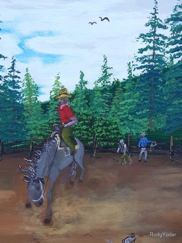 Thumbnail 4 of 4, iPhone Case, Bucking Bronco designed and sold by RudyYoder.
