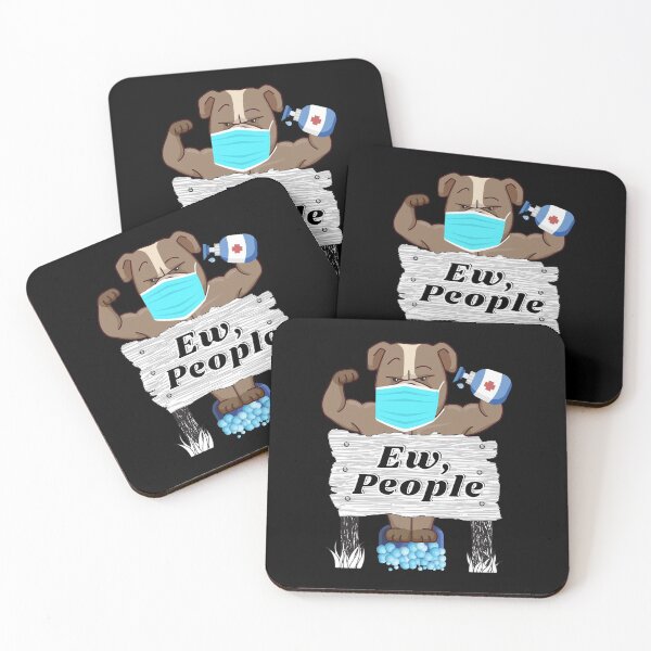 Item preview, Ew People Dog Wearing A Face Mask designed and sold by SoftMax.