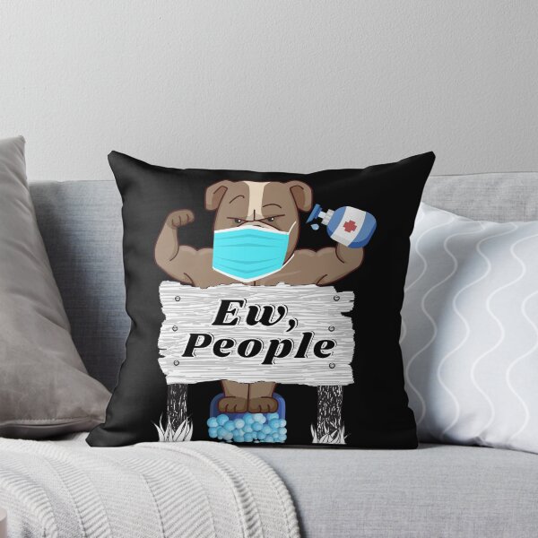 Item preview, Ew People Dog Wearing A Face Mask designed and sold by SoftMax.