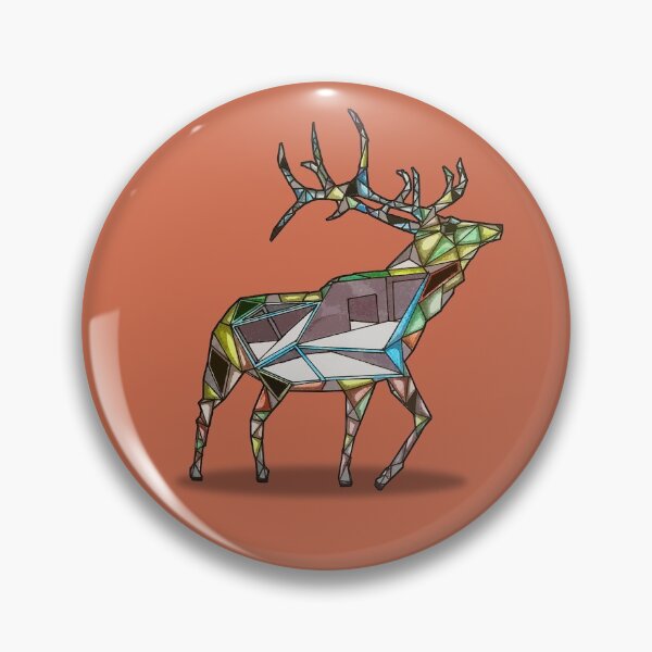 Artikelvorschau, colourful geometric deer drawing entworfen und verkauft von dominic0925.