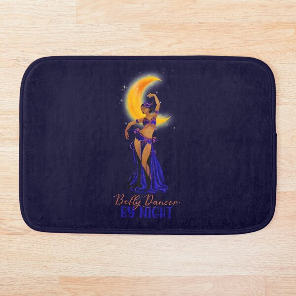 Item preview, ¡Danza del vientre por la noche! (Azul / naranja) designed and sold by PawsitiveMum.