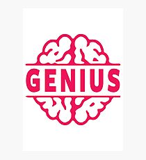 Genius Photographic Print