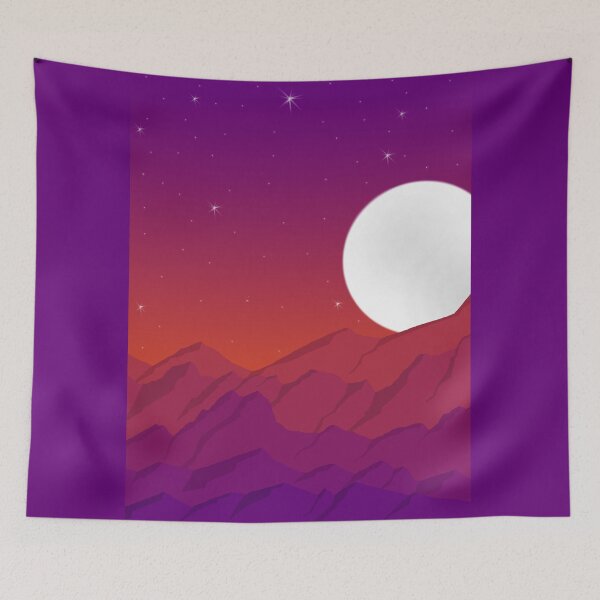 Item preview, Orange Moon Moutains designed and sold by GraceT26.