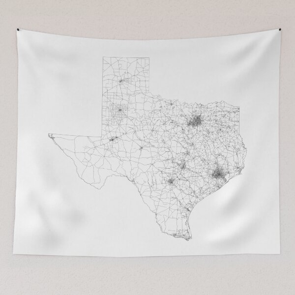 Item preview, Texas State Map, Art Print By LandSartprints designed and sold by LandSartprints.