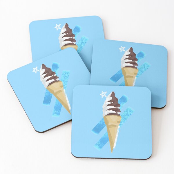 Item preview, Ice Cream Cone With Backdrop designed and sold by Rocket-To-Pluto.
