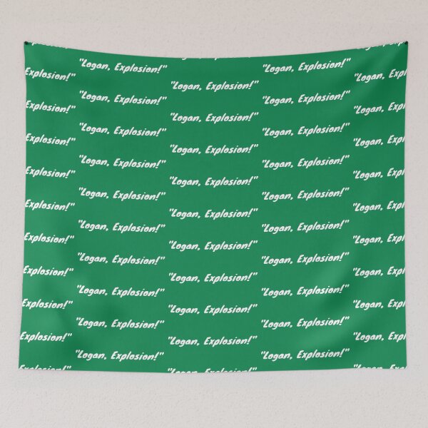 Item preview, Logan, Explosion! Quote Gaming Gamer Esports Green designed and sold by GamerSpotlight.