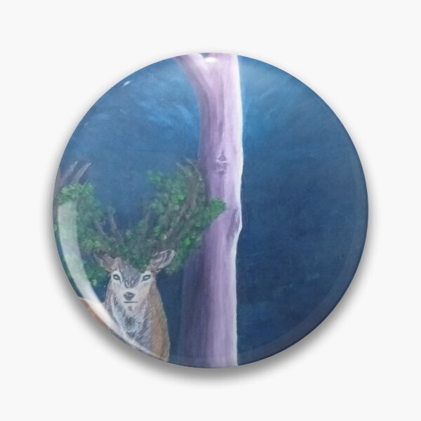 Item preview, Deer strolling in the moonlight designed and sold by Daranem.