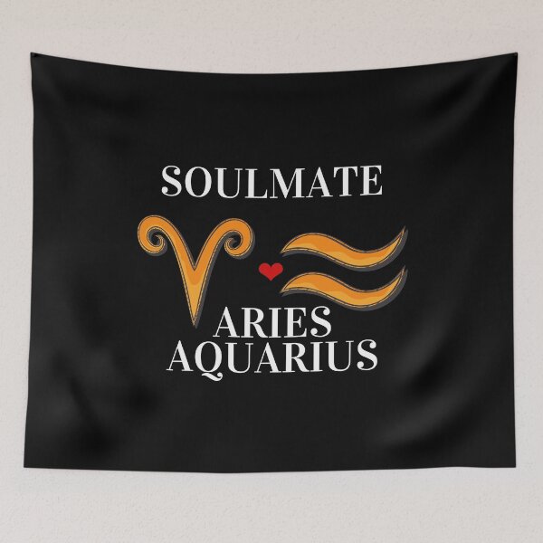 Item preview, Aries & Aquarius soulmate Design designed and sold by Archer25.