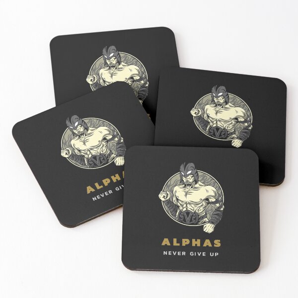 Item preview, Alphas Never Give Up Motivation MMA WWE designed and sold by Captivation.