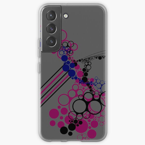 Chill Vibes Abstract Circle Bubbles Samsung Galaxy Soft Case