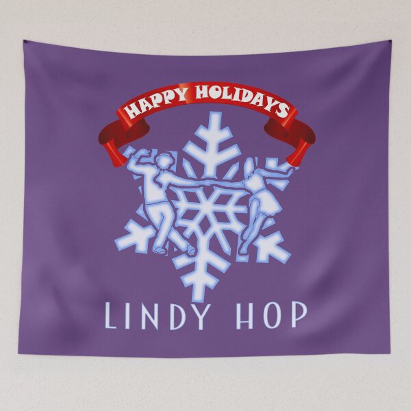 Item preview, Lindy Hop Happy Holidays designed and sold by KoolDsignsDANCE.