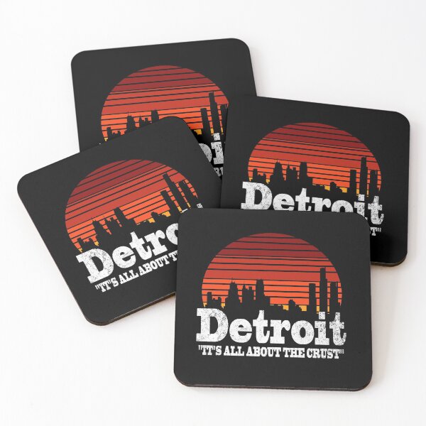 Item preview, Detroit city skyscraper skyline, it's all about the crust, proud Detroit  designed and sold by GulQari.