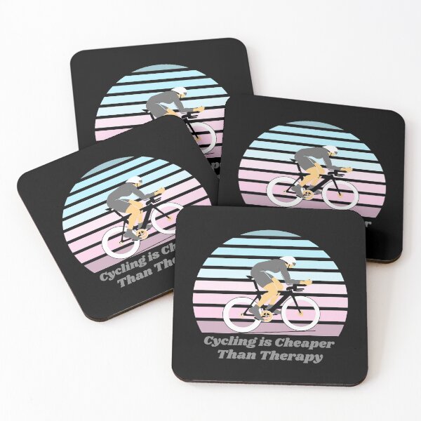 Item preview, Cycling is Cheaper than Therapy designed and sold by Six Deers.
