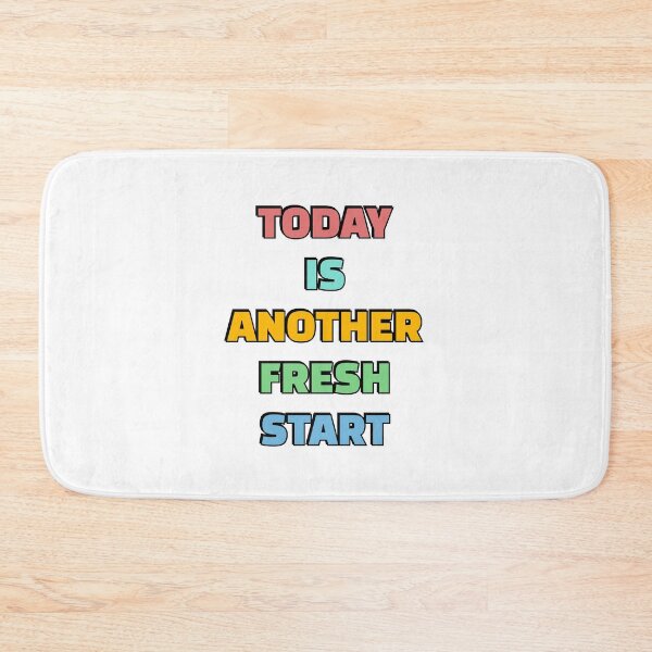 Item preview, Today Is Another Fresh Start (colorful) designed and sold by Inspirationmotivation.