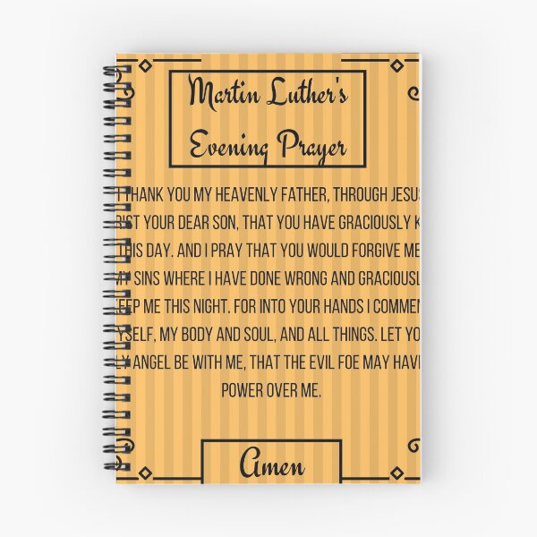 Item preview, Luther's Evening Prayer designed and sold by Sean Kilgo.