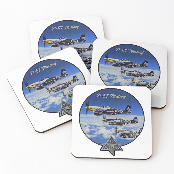 Item preview, North American P-51 Mustangs in flight designed and sold by MichaelEpp.